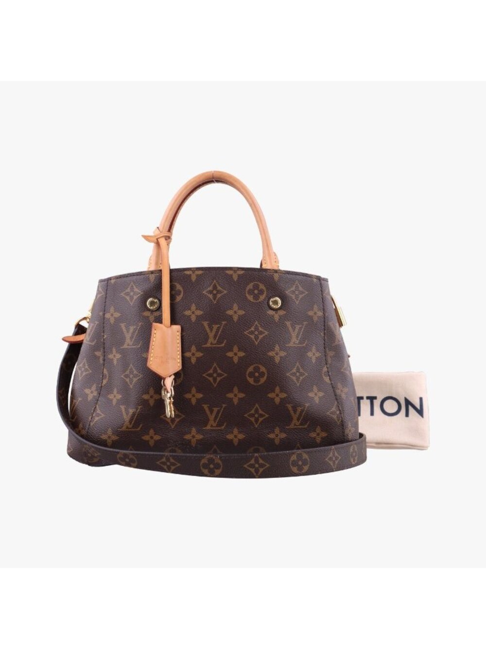 Louis Vuitton Montaigne BB Monogram Brown Canvas
